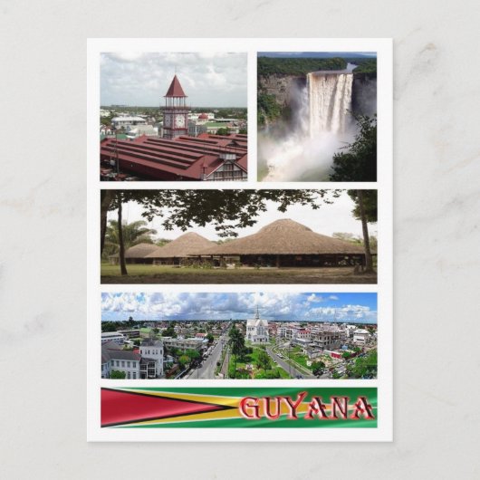 Guyana - Mosaik - Postkarte (Vorderseite)