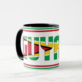 Guyana National Flag Patriotischer Kaffee Tasse