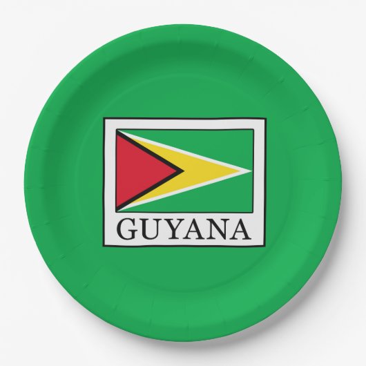 Guyana Pappteller (Vorderseite)