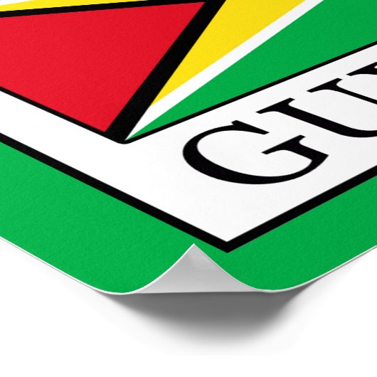 Guyana Poster (Ecke)