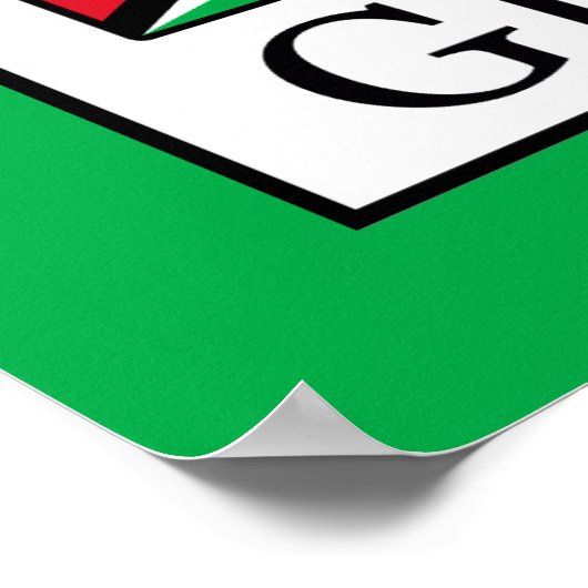 Guyana Poster (Ecke)