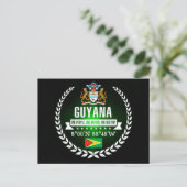 Guyana Postkarte (Stehend Vorderseite)