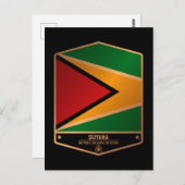 Guyana Postkarte (Vorne/Hinten)