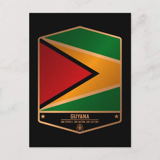 Guyana Postkarte (Vorderseite)