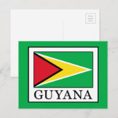 Guyana Postkarte (Vorne/Hinten)