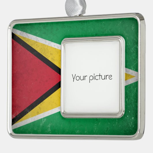 Guyana Rahmen-Ornament Silber (Links)