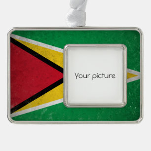 Guyana Rahmen-Ornament Silber