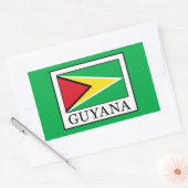 Guyana Rechteckiger Aufkleber (Umschlag)