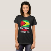 Guyana ruft an, dass ich die Wurzel des guyanische T-Shirt (Vorne ganz)