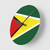 Guyana Runde Wanduhr (Winkel)