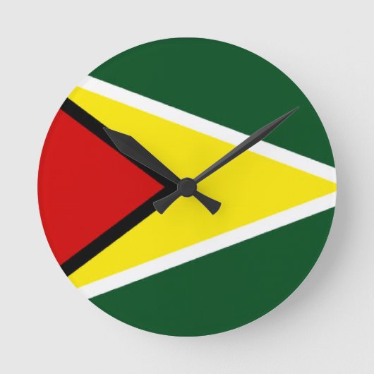 Guyana Runde Wanduhr (Vorderseite)