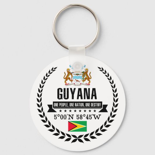 Guyana Schlüsselanhänger (Vorderseite)
