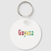 Guyana-Schlüsselanhänger Schlüsselanhänger (Vorderseite)