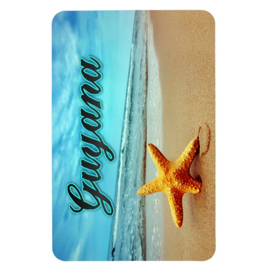 Guyana-Seestern Magnet (Vertikal)