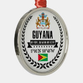 Guyana Silbernes Ornament (Rechts)