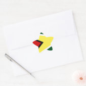 Guyana Stern-Aufkleber (Umschlag)
