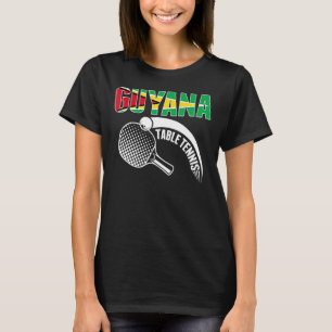Guyana Tischtennis unterstützen Guyanese Ping Pong T-Shirt