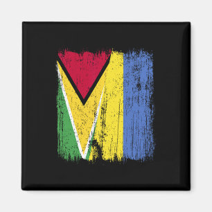 Guyana Ukraine Halbflagge Guyanesisches Ukrainisch Magnet