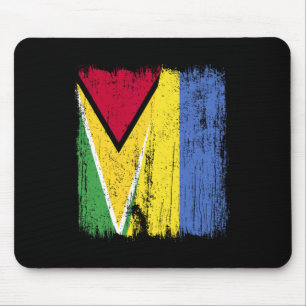 Guyana Ukraine Halbflagge Guyanesisches Ukrainisch Mousepad