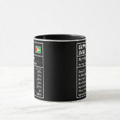 Guyana Vater Nutrition Facts Proud Guyana Tasse (Zentrum)