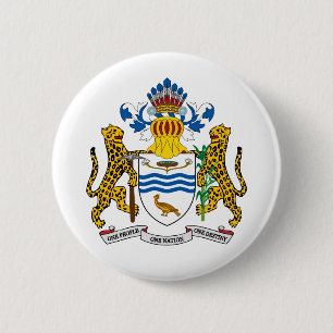 Guyana-Wappen Button
