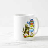 Guyana-Wappen Kaffeetasse (VorderseiteRechts)