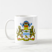 Guyana-Wappen Kaffeetasse (Links)