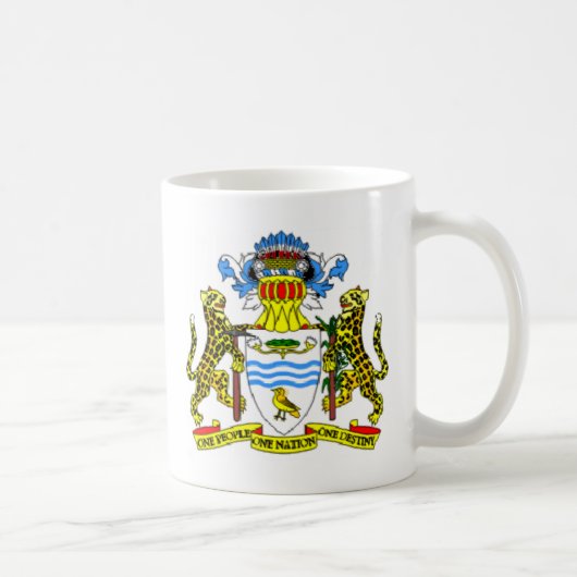 Guyana-Wappen Kaffeetasse (Rechts)