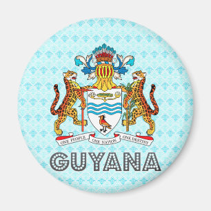 Guyana-Wappen Magnet