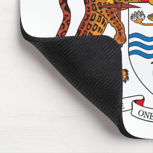 Guyana-Wappen Mousepad (Ecke)