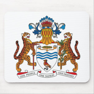 Guyana-Wappen Mousepad