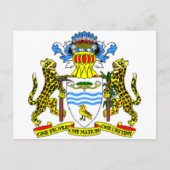 Guyana-Wappen Postkarte (Vorderseite)