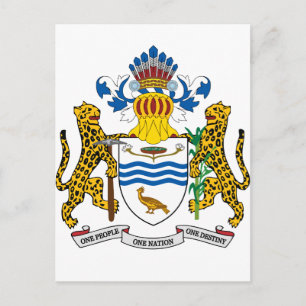 Guyana-Wappen Postkarte