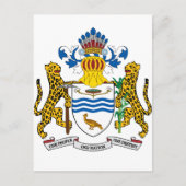 Guyana-Wappen Postkarte (Vorderseite)