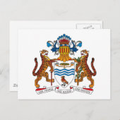 Guyana-Wappen Postkarte (Vorne/Hinten)