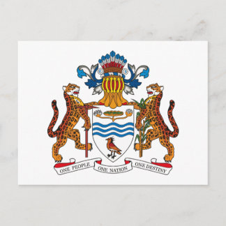 Guyana-Wappen Postkarte