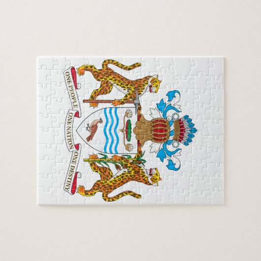 Guyana-Wappen Puzzle (Horizontal)
