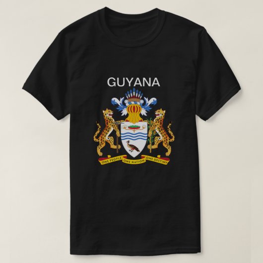 Guyana-Wappen T-Shirt (Design vorne)