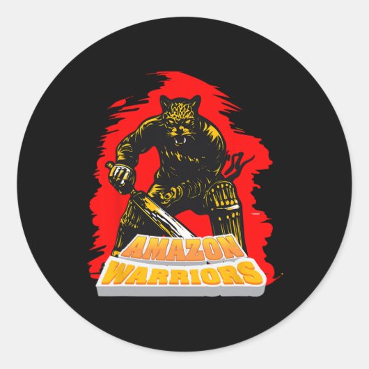 Guyana Warriors T20 Cricket  Runder Aufkleber (Vorderseite)
