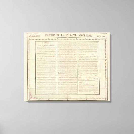 Guyana, Westindien Leinwanddruck (Vorderseite)