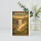 GUYANA – Where Nature Roars Postkarte (Stehend Vorderseite)