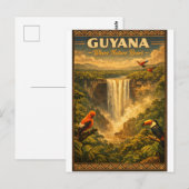 GUYANA – Where Nature Roars Postkarte (Vorne/Hinten)