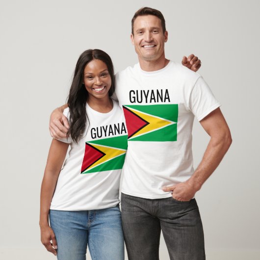Guyana // World Country National Flag T-Shirt (Unisex)