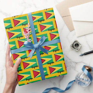 Guyana Wrapping Paper, patriotische Flagge von Guy Geschenkpapier