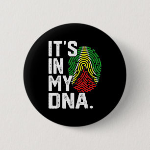 Guyana-Wurzeln Flagge Fingerabdruck Grafik patriot Button