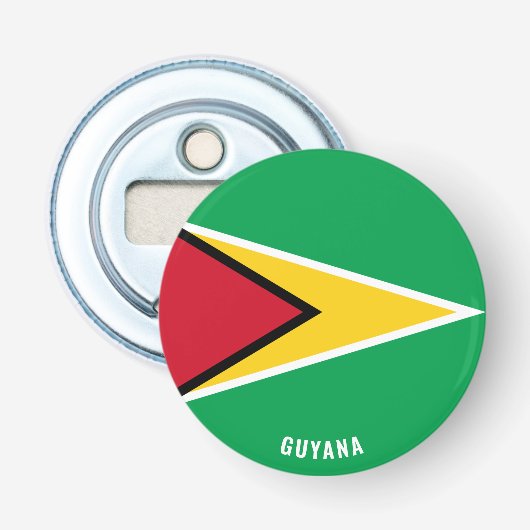 Guyana zu jubeln! Splendid Patriotic Flaschenöffner (Vorderseite)