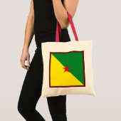 Guyane Flag Bag Tragetasche (Vorderseite (Produkt))