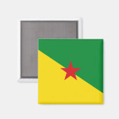 Guyane Flag GF Magnet (Vorderseite/Rückseite)