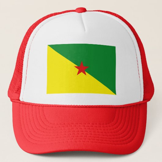 Guyane Flag Hat Truckerkappe (Vorderseite)