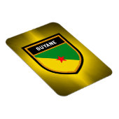 Guyane Flag Magnet (Rechte Seite)